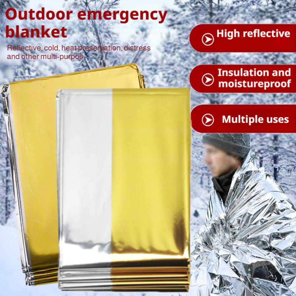 Emergency Mylar Tent - انخفاض حرارة الجسم الإنقاذ الإسعافات الأولية