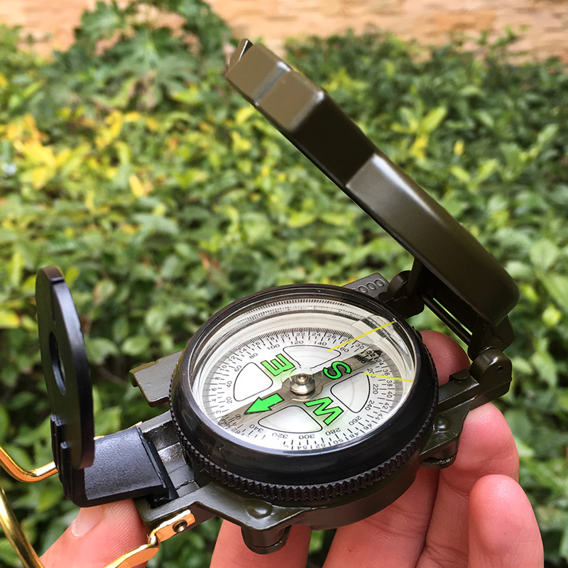 Compass Lensatic - بوصلة عسكرية محمولة قابلة للطي من