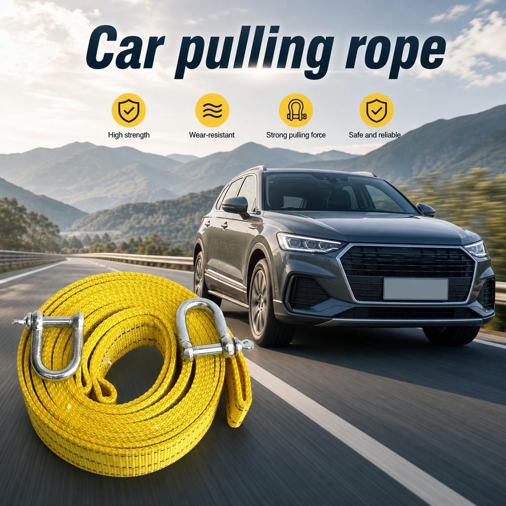 Rescue Rope Throw - حزام سحب سيارات قوي من 3M