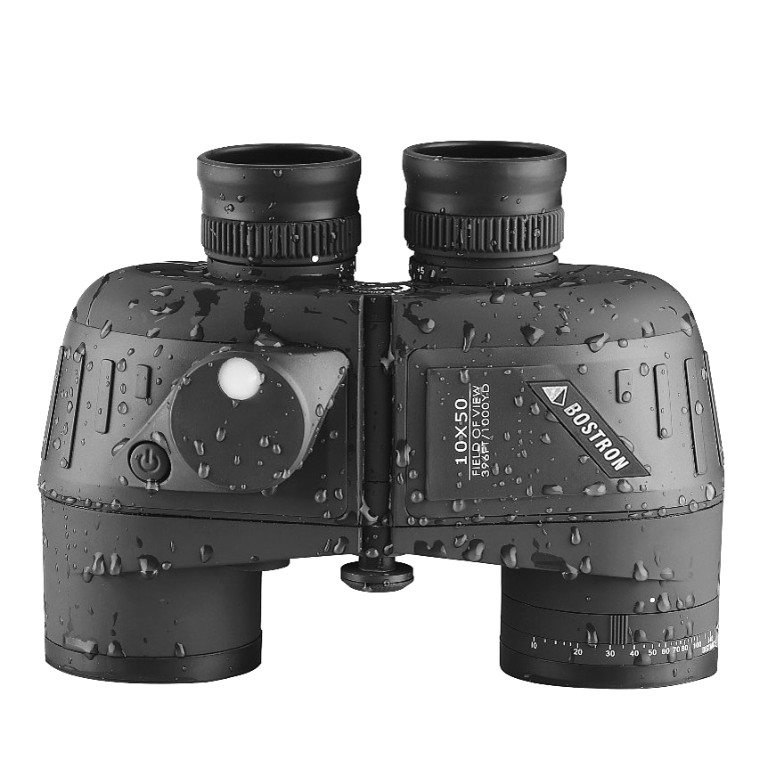 مناظير 10x50 7x50، تلسكوب بحري - مراجعة Compass Lensatic وسعره