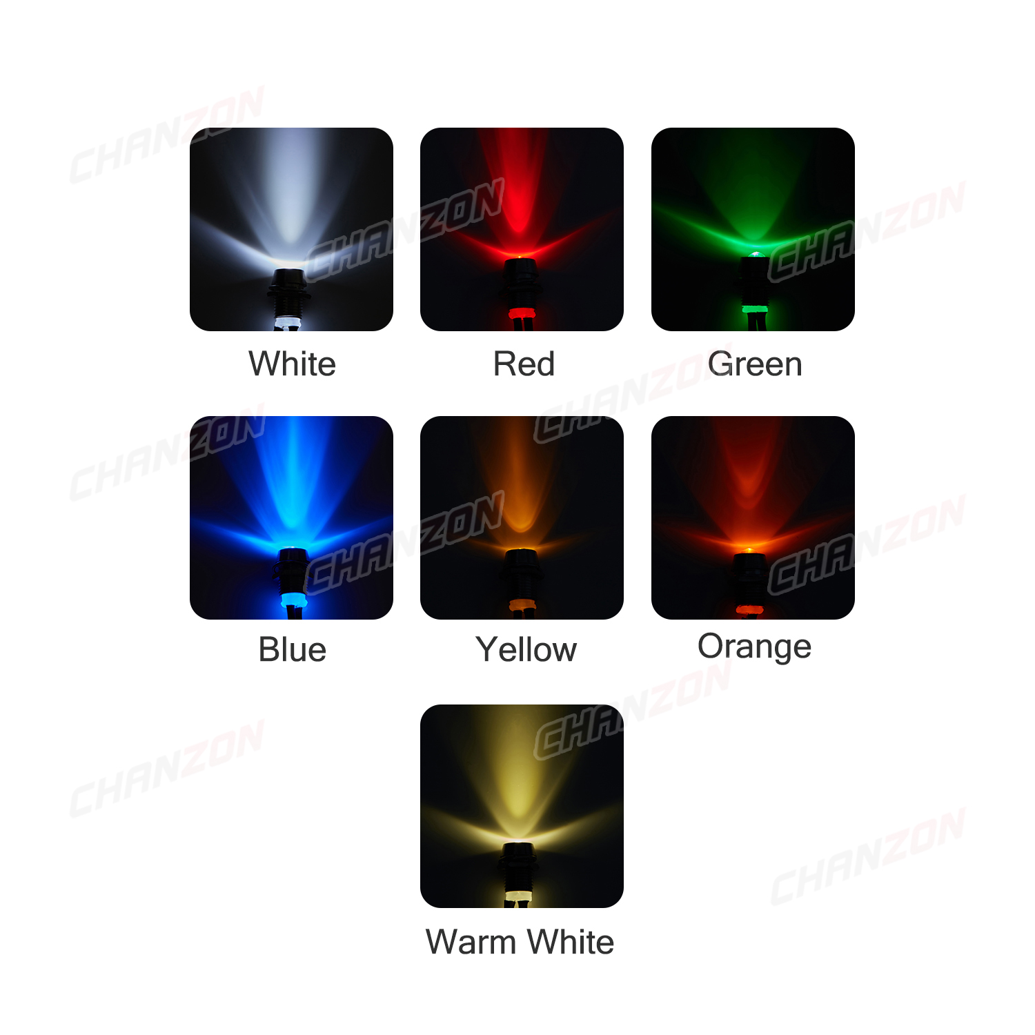 5 قطعة 12 فولت LED 8 مللي متر  - مراجعة Signal Panel Orange وسعره