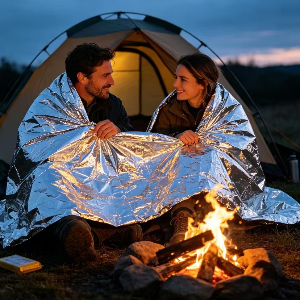 بطانية حرارية طوارئ من مايلار، - مراجعة Emergency Mylar Tent وسعره